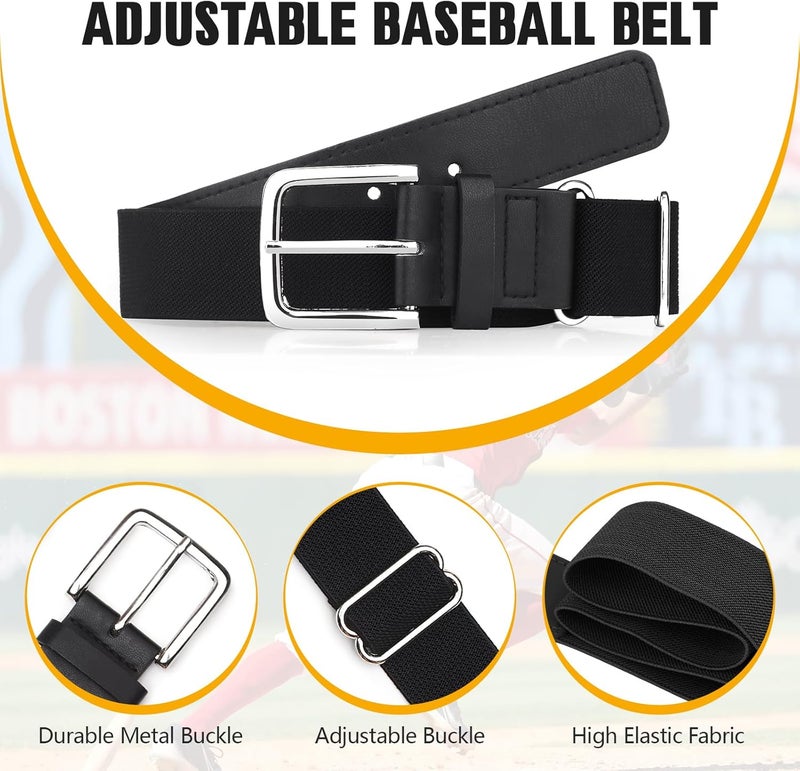 UnFader Elastic Baseball Softball Belt for Youth Boys Girl, Size Adjustable Stretch Belt - Image 5